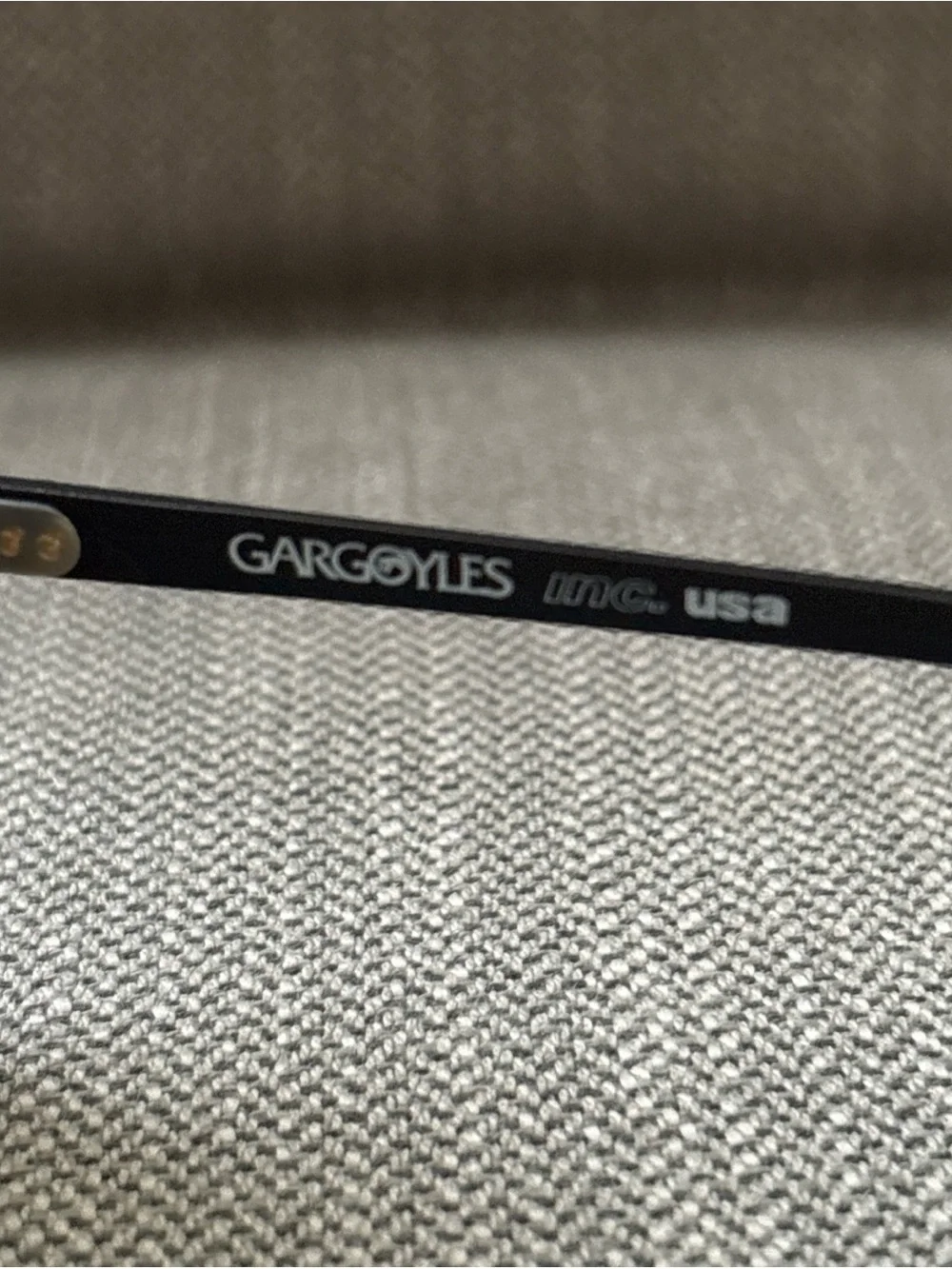 Vintage Authentic Gargoyles Sunglasses Black/Gold RARE